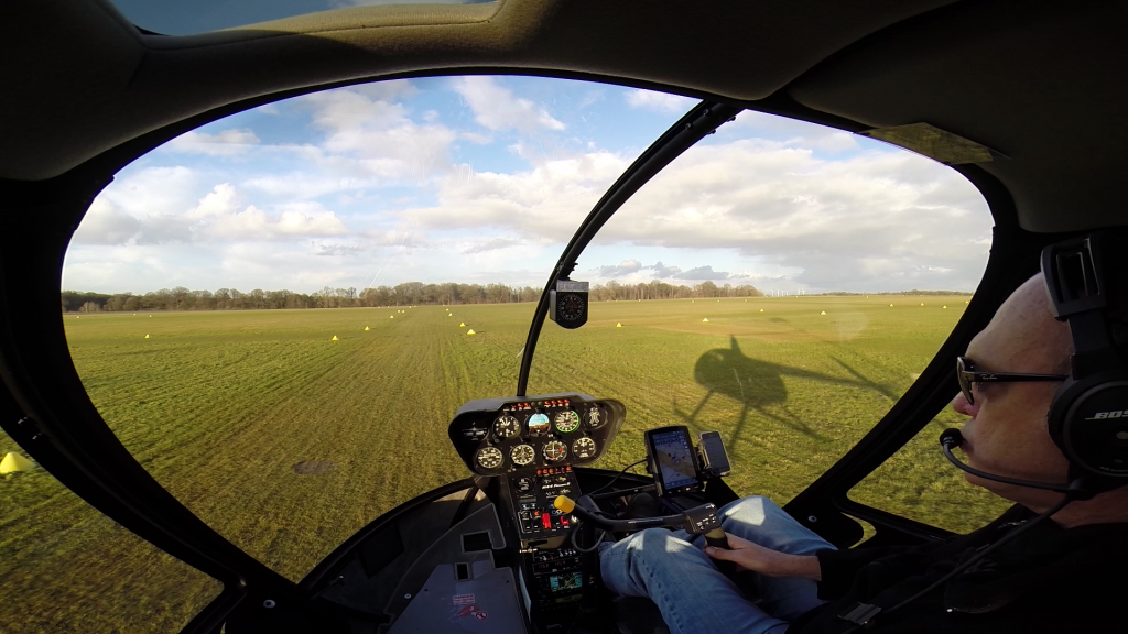 Vue depuis le cockpit en vol